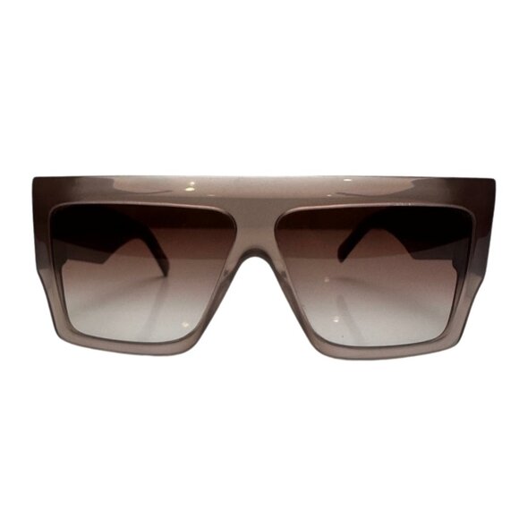 Women's Sunglasses, CELINE 60mm Flat Top Gradient Sunglasses - Picture 1 of 6